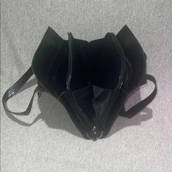 Naturalizer Black Laptop Bag Sleek Minimalist Design - Picture 8 of 16